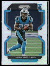 2021 Panini Prizm #V-355 Chuba Hubbard Rookie Variations Prizm Silver Panthers