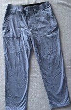 Eddie Bauer Horizon Straight Ankle Pants Size 8 Blue Performance Stretch Hiking
