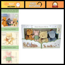 Disney Baby Winnie the Pooh Plush Collector Set - 4 Piece Stuffed Animals for Ki