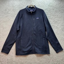 Patagonia Mens 2XL Blue Full Zip Fleece Jacke...