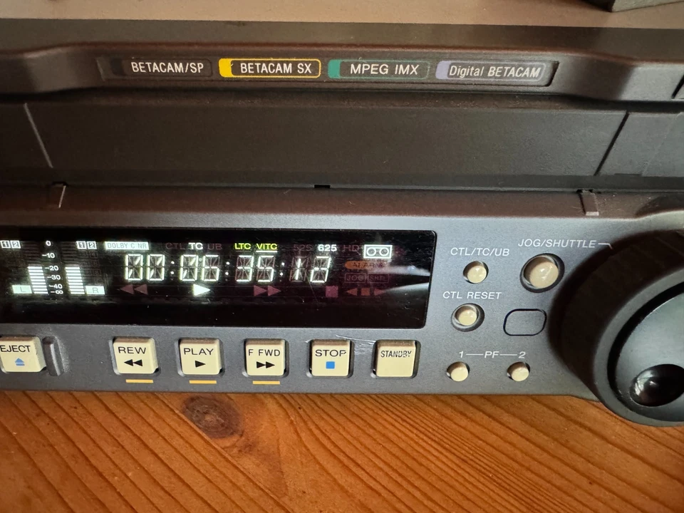 Sony J-3 SDI digital compact video player Digital Betacam Beta SP SX IMX - Bild 4 von 4