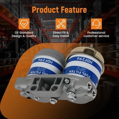 Dual Fuel Filter Glass Bowl EBPN9N166AA for Ford Tractor 2000 3000