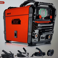 MIG Welder 135Amp 110V Flux Core MIG/Lift TIG/Stick 3-in-1 Welding Machine IG...
