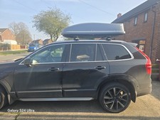 Large  Halfords 420L roof box Car or Van. With fixings and key