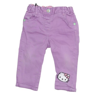 Hello Kitty, Hose, Größe: 74, Lila, Baumwolle/Elasthan, Print, Mädchen #Aph