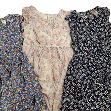OshKosh Girls Dress Bundle Size 4/5 Lot of 3 Floral Spring Summer Dresses