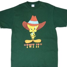Vintage Looney Tunes Tweety “Twy It” T-Shirt 1993 Size Medium Made in USA