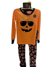 Boys s Halloween Jack-O-Lantern Pajama Set Shirt Pants Socks Size 4T