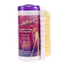 Carpet  Rug Dry Cleaner w/Brush - Carpet Deodorizer  Freshener Powder - Spo...