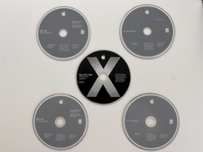 Vintage Apple Mac OS X Install Disc Lot 5 iMac G5 Mac Pro Tiger Leopard DVD
