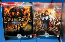 Lot Of 2 Lord Of The Rings Prima Strategy Guides - Return Of The King, Third Age