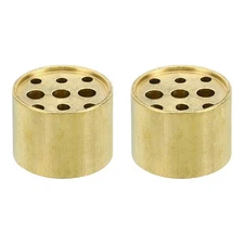 2Pcs Incense Holder Brass Incense Burner Stick Holder with 9 Holes 0.8"x0.6"