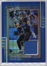 2025 Panini Donruss Optic Threads Blue Hyper Prizm Aidan Hutchinson 10ps