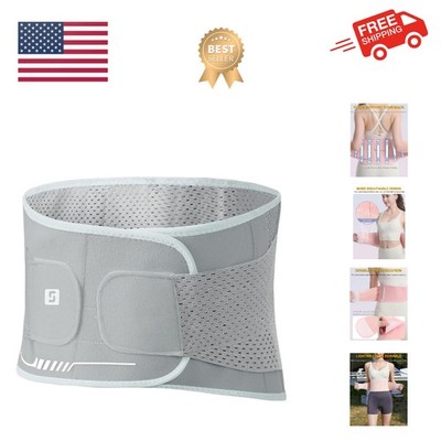 Lightweight Back Brace for Lower Back Pain Women Men, Lumbar Support Waist Su...