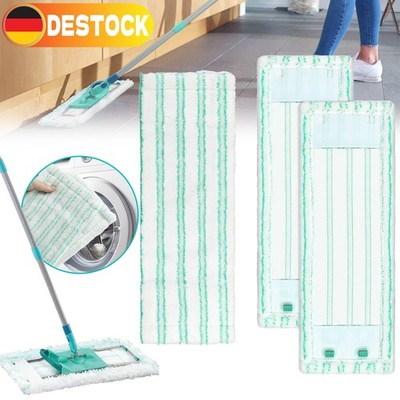 3× Mikrofaser Wischbezug 48×17 cm Hohe Saugkraft Universal Boden für Leifheit