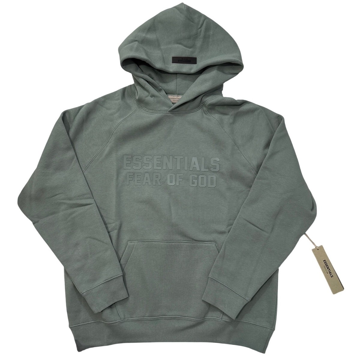 God Essentials Fleece Hoodie Sycamore Blue Green - SX | eBay