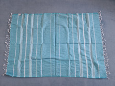 ♥♥ Hamamtuch mit handgeknüpften Fransen  100% Baumwolle  ♥♥ 100 x 140 cm ♥♥