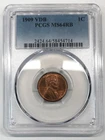 1909-P VDB Lincoln Wheat Cent PCGS MS-64 RB *Mint Error Planchet Flaw Reverse*