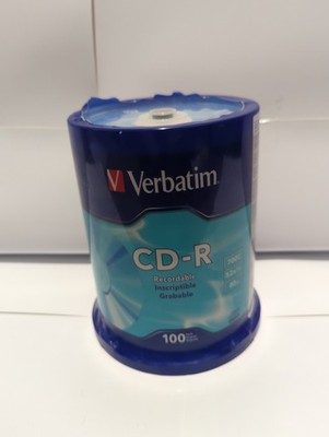 Verbatim 94554 700MB 52x CD-R Disc Pack of 100 New