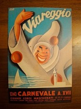RIPRODUZIONE  CARTOLINA CARNEVALE DI VIAREGGIO 1921  - UBERTO BONETTI - NUOVA