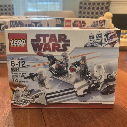 LEGO Star Wars Snowtrooper Battle Pack 8084 Complete Set 74 Pieces Ages 6-12