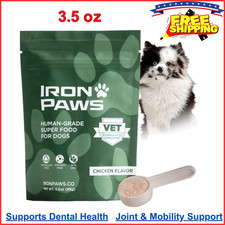 Human-Grade Superfood For Dog Premium Greens Powder Supplement For Dental Health