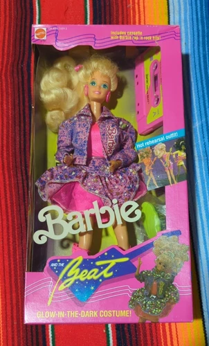 Barbie and the Beat #2751 with Glow in the Dark Costume and Cassette 1989 NEW