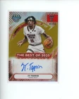 2025-26 Bowman Best University Gold Refractor Autograph Auto JT Toppin #d 41/50