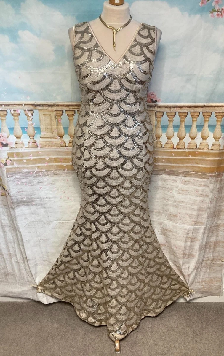 Quiz Sequin Gold Dresses for Women for sale | eBay UK