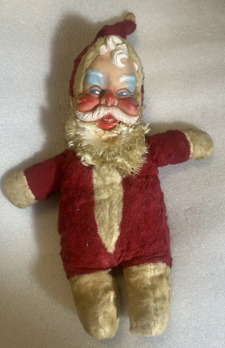 Vintage Rubber Santa for sale | eBay