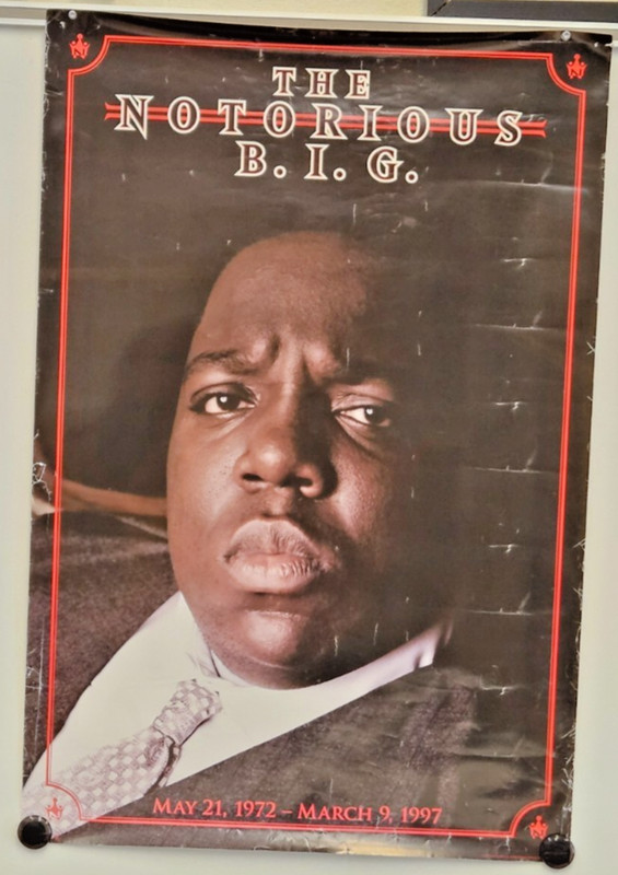 Notorious B.I.G. Biggie Smalls Memorial Poster 1972-1997 King of NY Rap