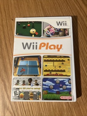 Wii Play Game (Nintendo Wii) Games Multi Sports Complete with Manual Tested