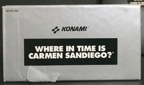 Where in Time is Carmen Sandiego (Nes)(1991) CIB. No Encyclopedia. Free Shipping