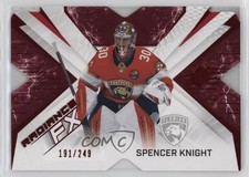 2022-23 SPx Radiance F/X Red 191/249 Spencer Knight #RFX-36 19sa