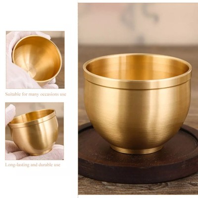 Vintage Messing Tea Tasse Bequem Zum Servieren Vintage -Design Home Bar Büroraum
