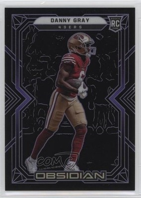 2022 Panini Obsidian Rookies Electric Etch Purple /100 Danny Gray Rookie RC p8v