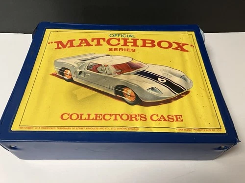 Vintage Lesney Matchbox Car Lot Of 48 In OG Case. Black Wheel/Superfast
