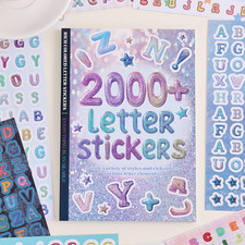 Alphabet Stickers Set - 2000 Colorful Craft Letters for Journaling Scrapbooki