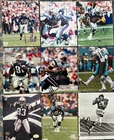 Former New England Patriots Wide Receivers Autographed 8x10 Photo Lot W/COAs