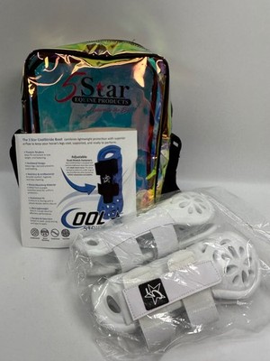 New 5 Star Equine Patriot Support Boots Horse Leg Protection Medium white