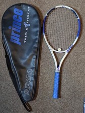 Prince, Triple Threat, Sierra Oversized Tennis Racket. Titanium Copper Carbon.