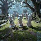 TTRPG Statua Angelo Piangente da Tavolo Miniature Gioco di Ruolo Pathfinder