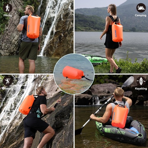 Floating Waterproof Dry Bag Backpack 5L/10L/20L/30L/40L Roll Top Sack Keeps G... - Picture 6 of 8