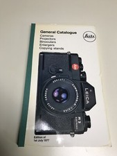 1977 Leitz Leica General Catalogue Cameras R3 Advertising Brochure Guide