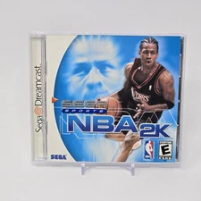 NBA 2K (Sega Dreamcast) White Label CIB COMPLETE & TESTED