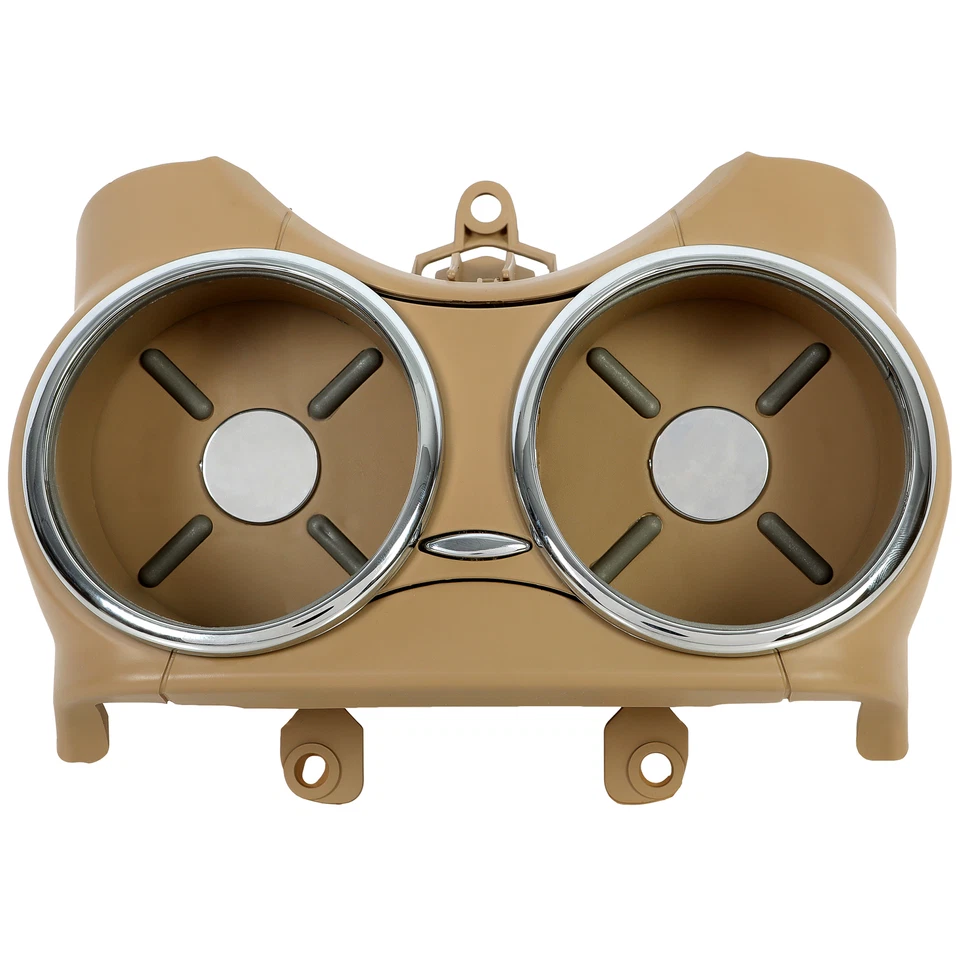 Dual Cup Holder Tan For Mercedes-Benz CLS55 63 AMG CLS500 550 06-11 Front - Image 4 of 4