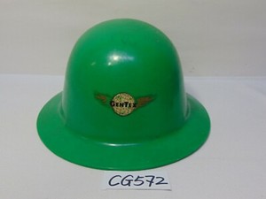 Vintage Gentex Corporation 105 Green hard Hat Helmet New York Aviation Gen Tex