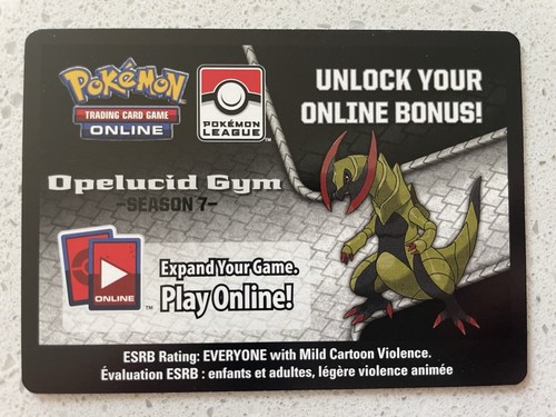 Pokemon League PTCGO Code Card - BW Opelucid Gym Season 7 (Digital Delivery)