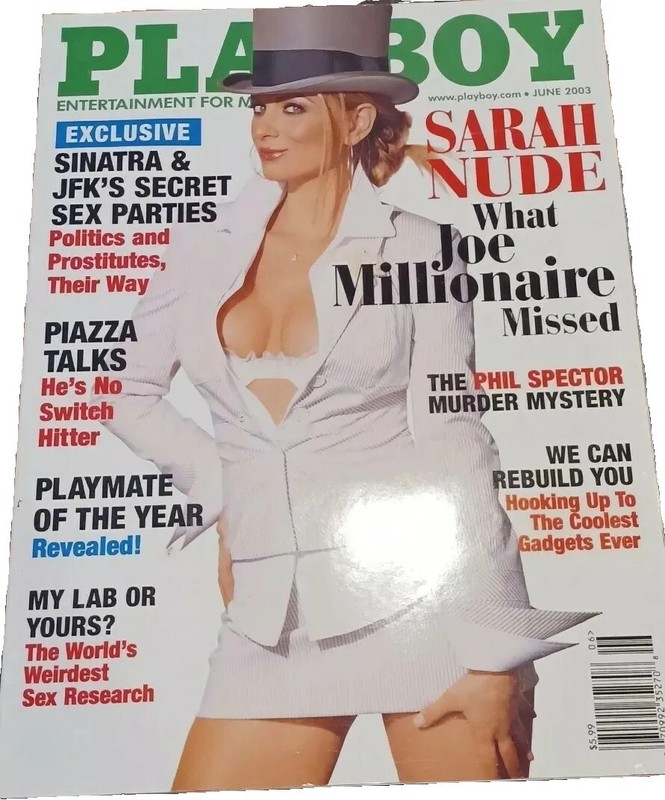 ♡Playboy♡ June 2003 (Magazine) Sarah Nude~What Joe Millionaire Missed