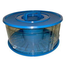 DOSIX Cassette Tape Holder Blue Round Carouse...